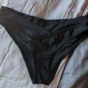 Cross Band Waisted Bikini Bottom